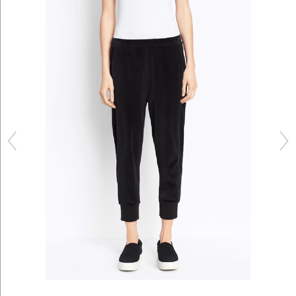 Vince Velour Cuffed Joggers
